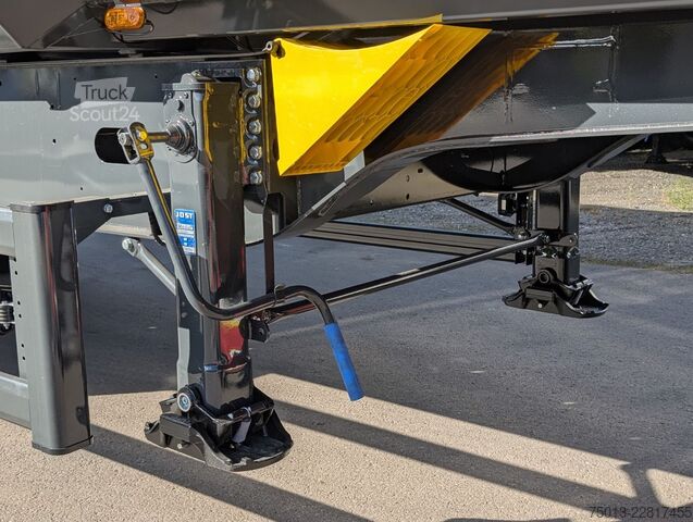Tiptrailer STAS HardoX Stahl 74 m³, 2x Liftachse, MIETEN?