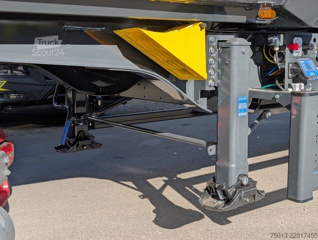 Tiptrailer STAS HardoX Stahl 74 m³, 2x Liftachse, MIETEN?