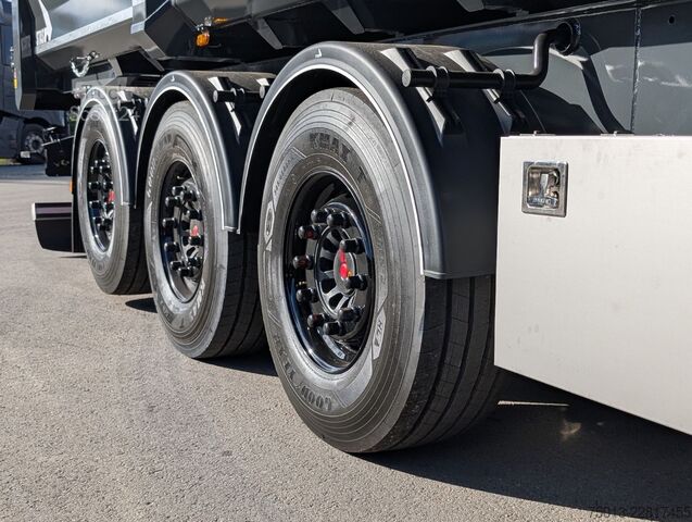 Tiptrailer STAS HardoX Stahl 74 m³, 2x Liftachse, MIETEN?