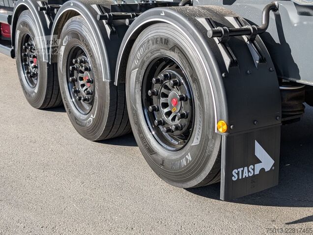Tiptrailer STAS HardoX Stahl 74 m³, 2x Liftachse, MIETEN?