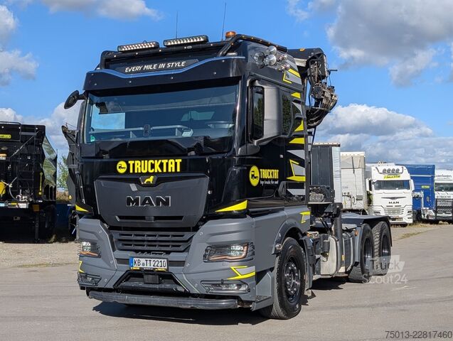 Nákladné vozidlo na prepravu dreva MAN TGX 33.510 BL SA 6x4 SZM, EPSILON S260Z96,Miete?