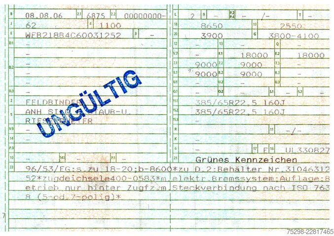 Silo príves FELDBINDER HEUT 31.2 | 31.000 l