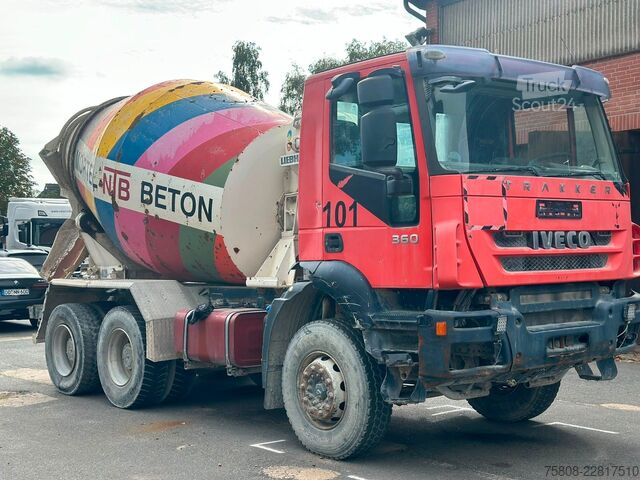 Camion malaxeur à béton IVECO Trakker AD260T36B 6x4 Betonmischer