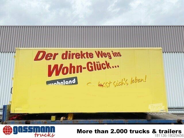 Skapbil Junge Möbelkofferaufbau, 36 cbm