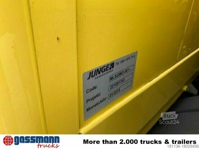 Skapbil Junge Möbelkofferaufbau, 36 cbm