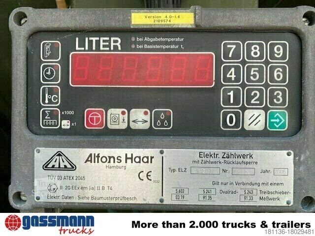 LKW mit Tankaufbau Industriewerke Saar Imo" Alu Tankaufbau ca."