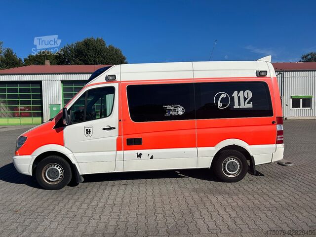 Пожарна кола MERCEDES-BENZ Sprinter 316 / Trage Liege Rampe