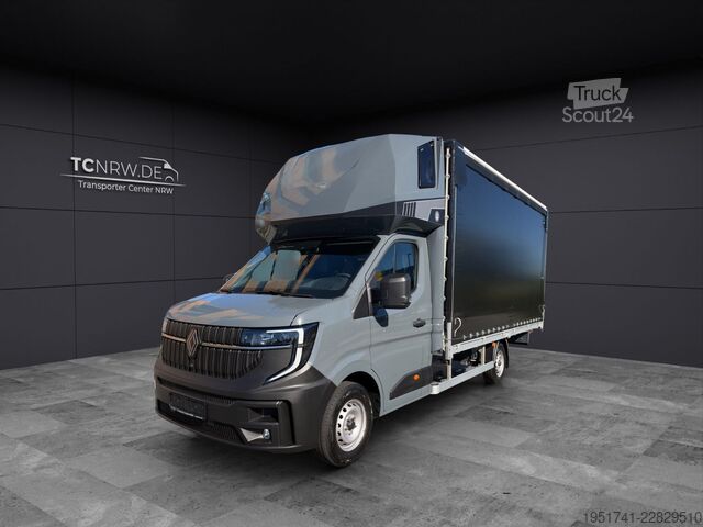 Tentinė furgonė RENAULT Master Schiebeplane Schlafkabine 10 Palletten