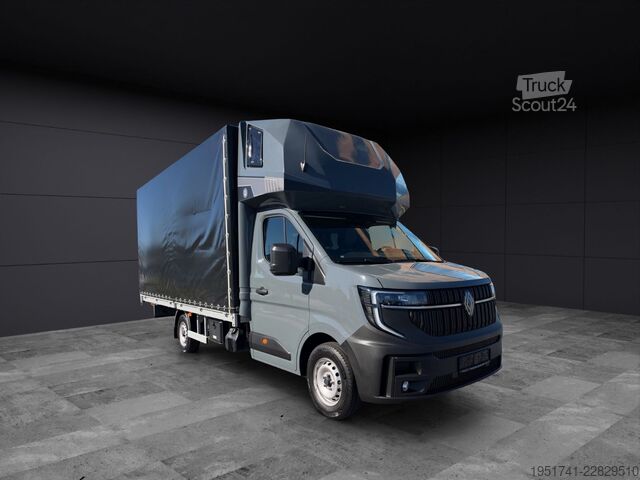 Tentinė furgonė RENAULT Master Schiebeplane Schlafkabine 10 Palletten