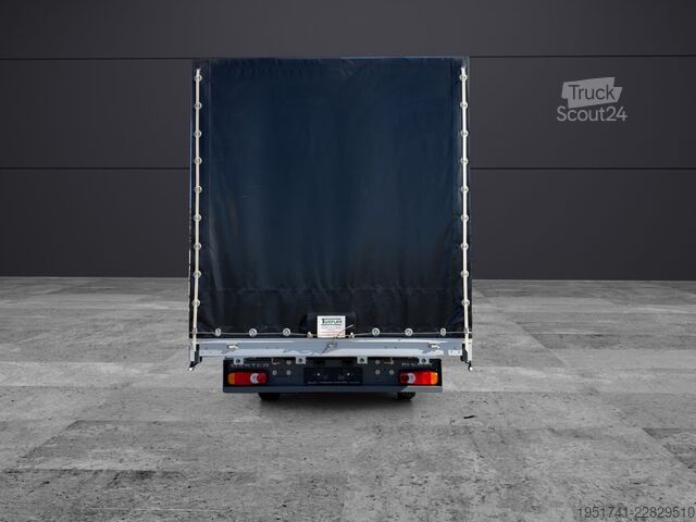 Tentinė furgonė RENAULT Master Schiebeplane Schlafkabine 10 Palletten