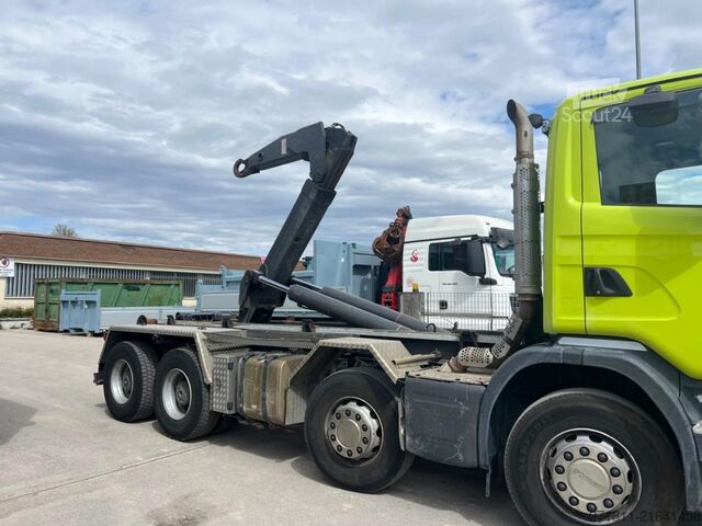 Tovornjak s kavljem za kontejnerje SCANIA SCANIA G450 SCARRABILE 8X4