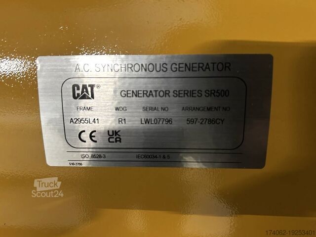 Agregāts Caterpillar DE450GC - 450 kVA Stand-by Generator - DPX-18219