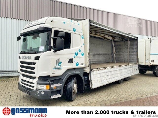 Autocarro con cassone Scania R450 LB 6x2-4 Getränkekoffer, Retarder,