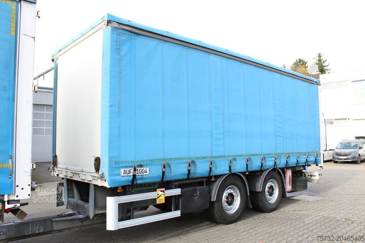 Open aanhangwagen met zeil Fruehauf Fruehauf 2-Achser SAF Edscha Alu Bordwände