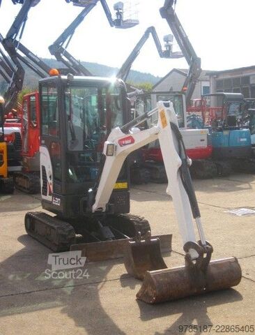 Мини багер BOBCAT E 20 * 2x Löffel * * Verstellfahrwerk *
