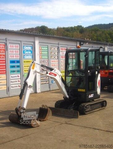 Мини багер BOBCAT E 20 * 2x Löffel * * Verstellfahrwerk *