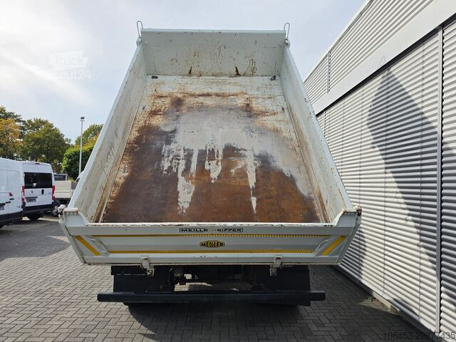 Camión volquete trilateral IVECO Euro Cargo 180-320 Kipper Kran Funk öelanschluss