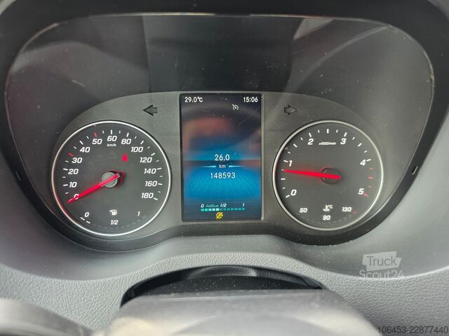 Furgoneta caja MERCEDES-BENZ Sprinter 316 CDI Koffer/LDW/AC/Tempo/Navi/3 Sitz
