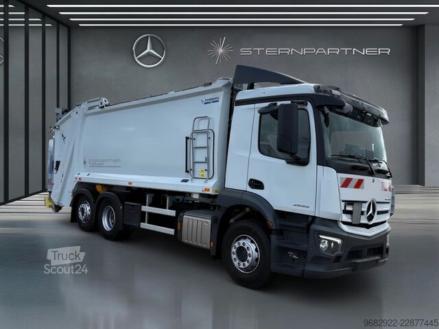 Camión de la basura MERCEDES-BENZ Actros 5 2533 Müllwagen Hecklader