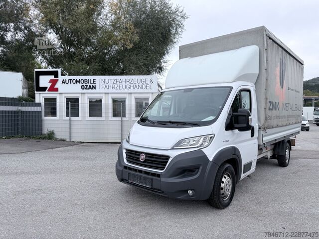 Furgon cu prelată laterală FIAT Ducato 150 Maxi L5 Pritsche Plane 112.000 Km AHK