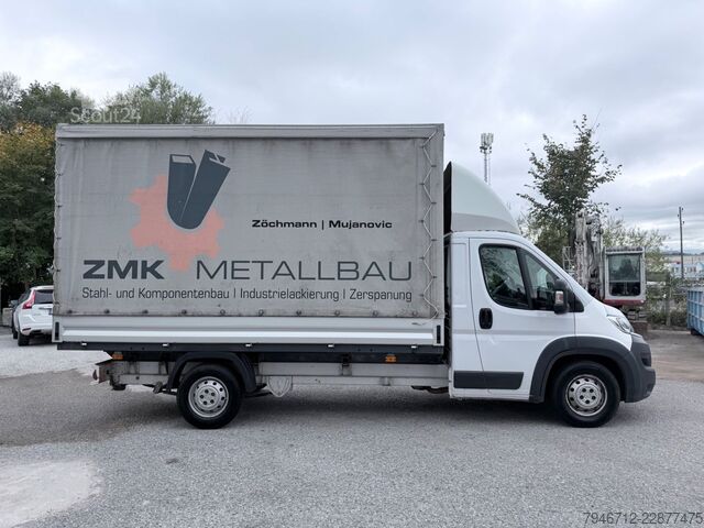 Furgon cu prelată laterală FIAT Ducato 150 Maxi L5 Pritsche Plane 112.000 Km AHK