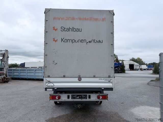 Furgon cu prelată laterală FIAT Ducato 150 Maxi L5 Pritsche Plane 112.000 Km AHK
