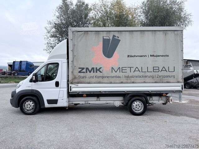 Furgon cu prelată laterală FIAT Ducato 150 Maxi L5 Pritsche Plane 112.000 Km AHK