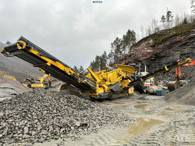 Grading plant Keestrack K4 2 deck screener