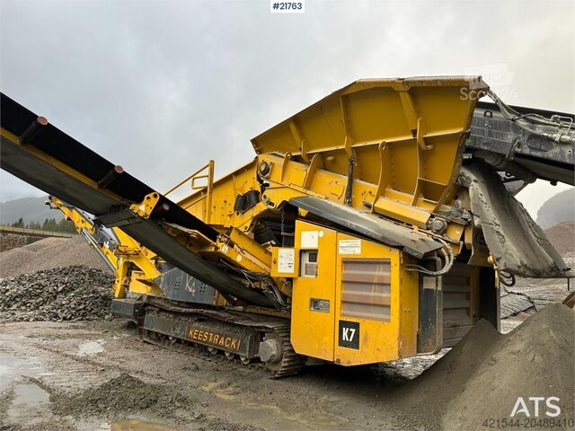 Grading plant Keestrack K4 2 deck screener