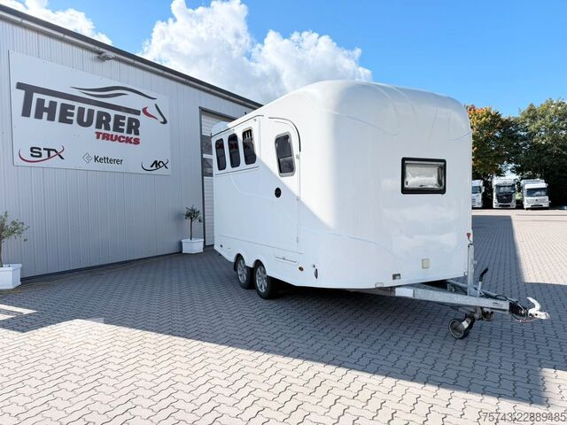 Arklių pervežimo priekaba  ANKA  3 Pferd3,5t  Pferdeanh. Wohn. Dusche