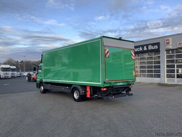 LKW mit Kofferaufbau Mercedes-Benz Atego 1524 L Koffer LBW 2t Seitentür 2x Kamera