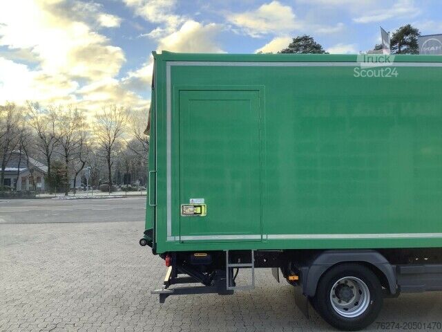 Skapbil Mercedes-Benz Atego 1524 L Koffer LBW 2t Seitentür 2x Kamera