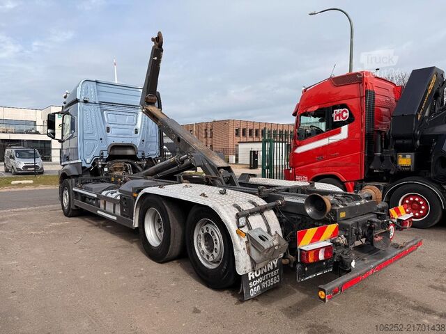 Containertransport (haakarmsysteem) Mercedes-Benz ACTROS 2648 6x2 HOOKLIFT MEILLER RK 20.70 - RET...