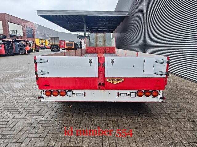 Semi-Tieflader Broshuis 31N5A 6.5 Meter Extandable!