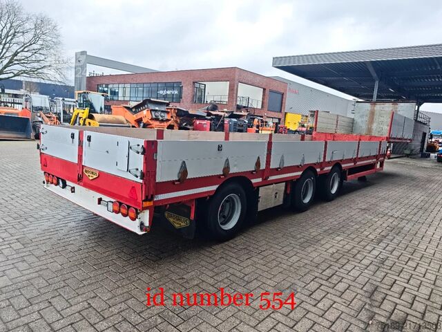 Semi-Tieflader Broshuis 31N5A 6.5 Meter Extandable!