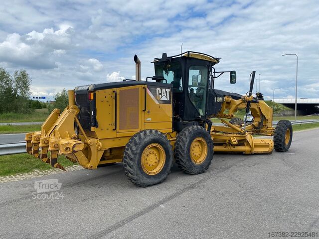 Niveleuse Caterpillar 140M Ripper + Pushblock