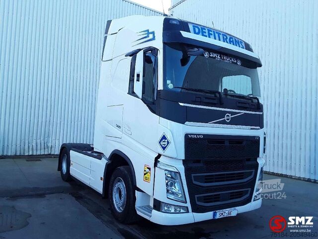 Standaard trekker Volvo FH 500 Globetrotter frigo 2 tanks I shift side
