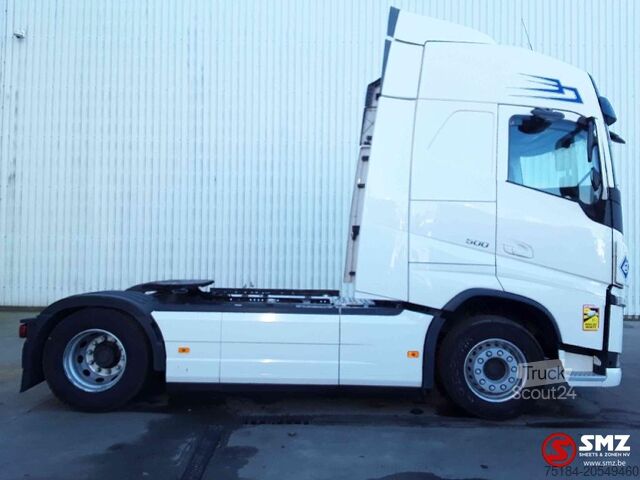 Tracteur standard Volvo FH 500 Globetrotter frigo 2 tanks I shift side