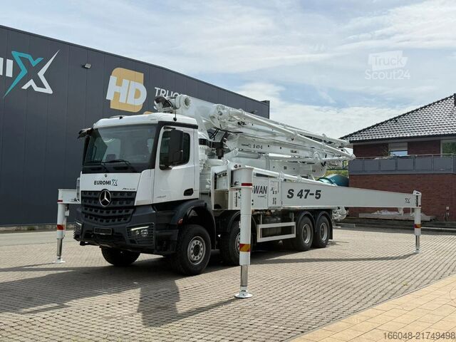مضخة الخرسانة Mercedes-Benz Arocs 4142 Mercedes-Benz Arocs 5 4542 8x4 SWAN ...