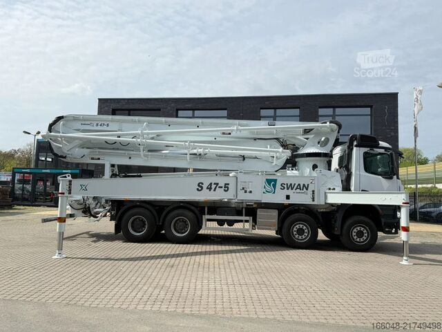 مضخة الخرسانة Mercedes-Benz Arocs 4142 Mercedes-Benz Arocs 5 4542 8x4 SWAN ...