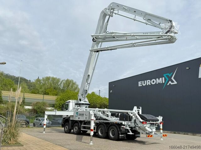 مضخة الخرسانة Mercedes-Benz Arocs 4142 Mercedes-Benz Arocs 5 4542 8x4 SWAN ...