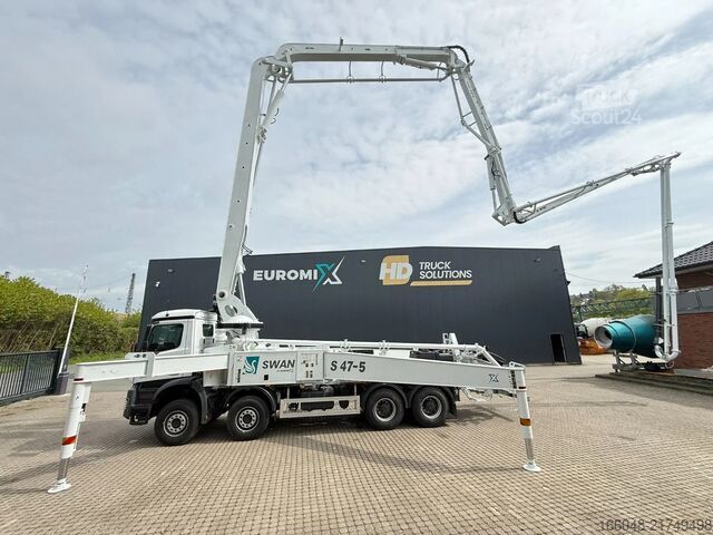 مضخة الخرسانة Mercedes-Benz Arocs 4142 Mercedes-Benz Arocs 5 4542 8x4 SWAN ...