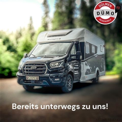 Teilintegriertes Wohnmobil SUNLIGHT T 68 | Autom. | schwarz | Hubbett | MJ 2025