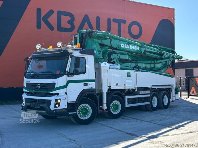 Betona sūknis Volvo FMX 500 8x4 CIFA K 45 H
