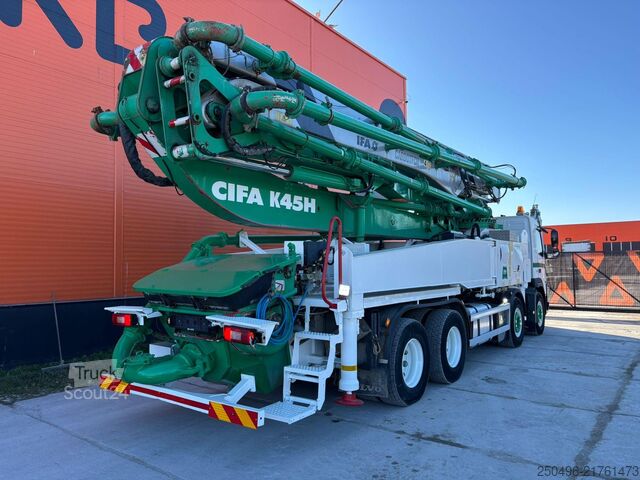 Betona sūknis Volvo FMX 500 8x4 CIFA K 45 H