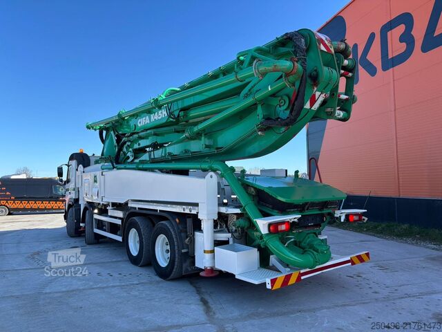 Betona sūknis Volvo FMX 500 8x4 CIFA K 45 H