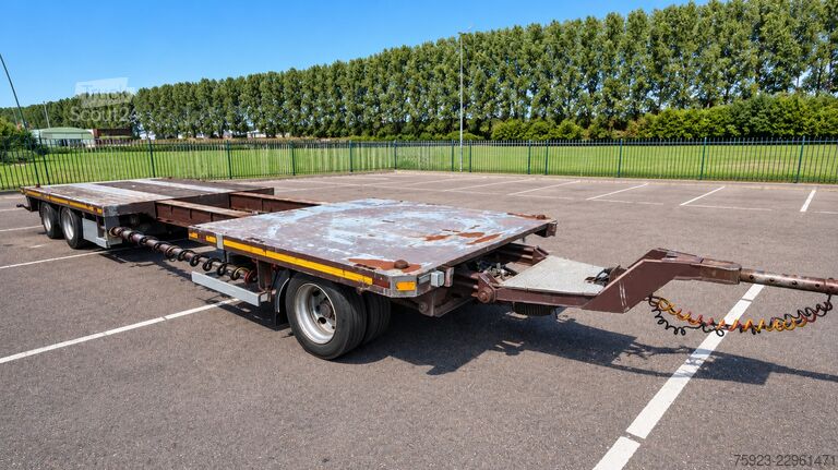  DRACO 3 axle Flatbed trailer with twistlocks extendable