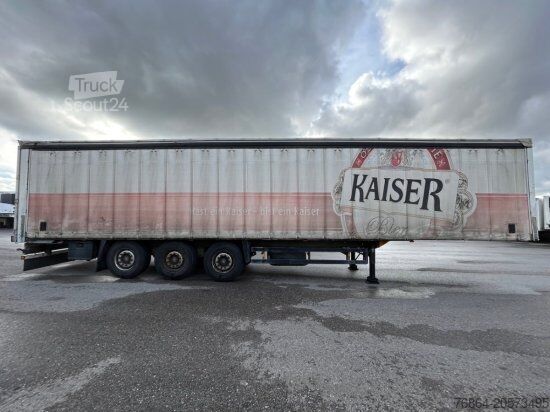 Otevřený návěs s plachtou SCHMITZ SO1, GETRäNKEAUFLIEGER ORTEN SAFE SERVER,  LIFTACHSE, EDSCHA-VERDECK