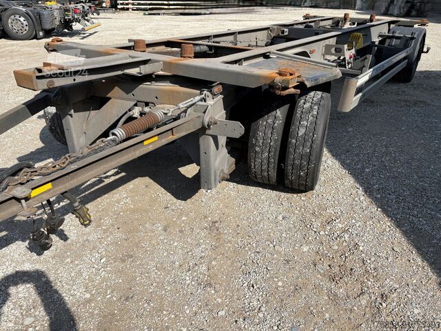 Anhänger-Wechselfahrgestell x 15xLafette Zwilling Verzinkt lange Bälge