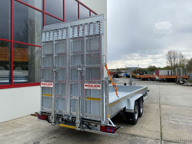 Dieplader oplegger Möslein TT 11-E6x2 hydr. Rampen  Tieflader für Fräsen breiten hydraulischen Rampen, Neu